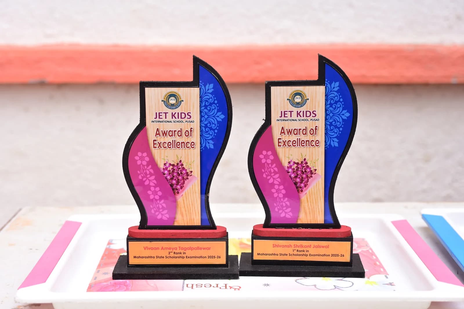Trophies for the Awards of Excellence
